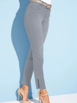 Jeans|Ascari Stretch-Jeans mit Bauch-weg-Effekt grau