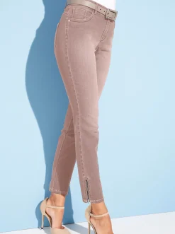 Jeans|Ascari Stretch-Jeans mit Bauch-weg-Effekt rosé