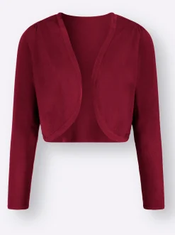 Jacken| Strickbolero kirsche