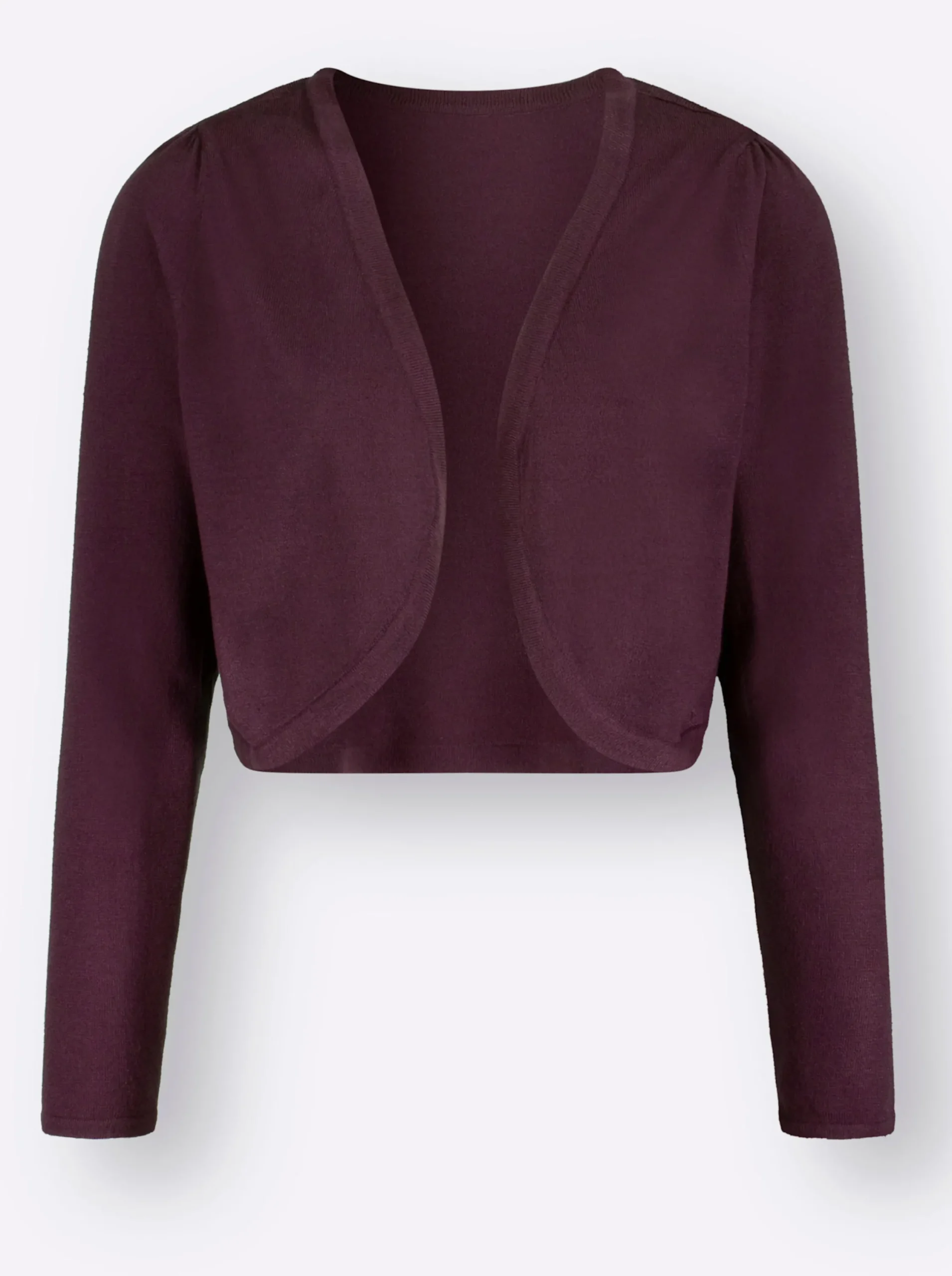 Jacken| Strickbolero burgund