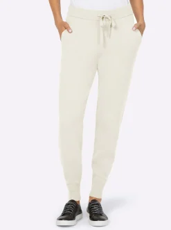 Hosen|heine Strickhose ecru