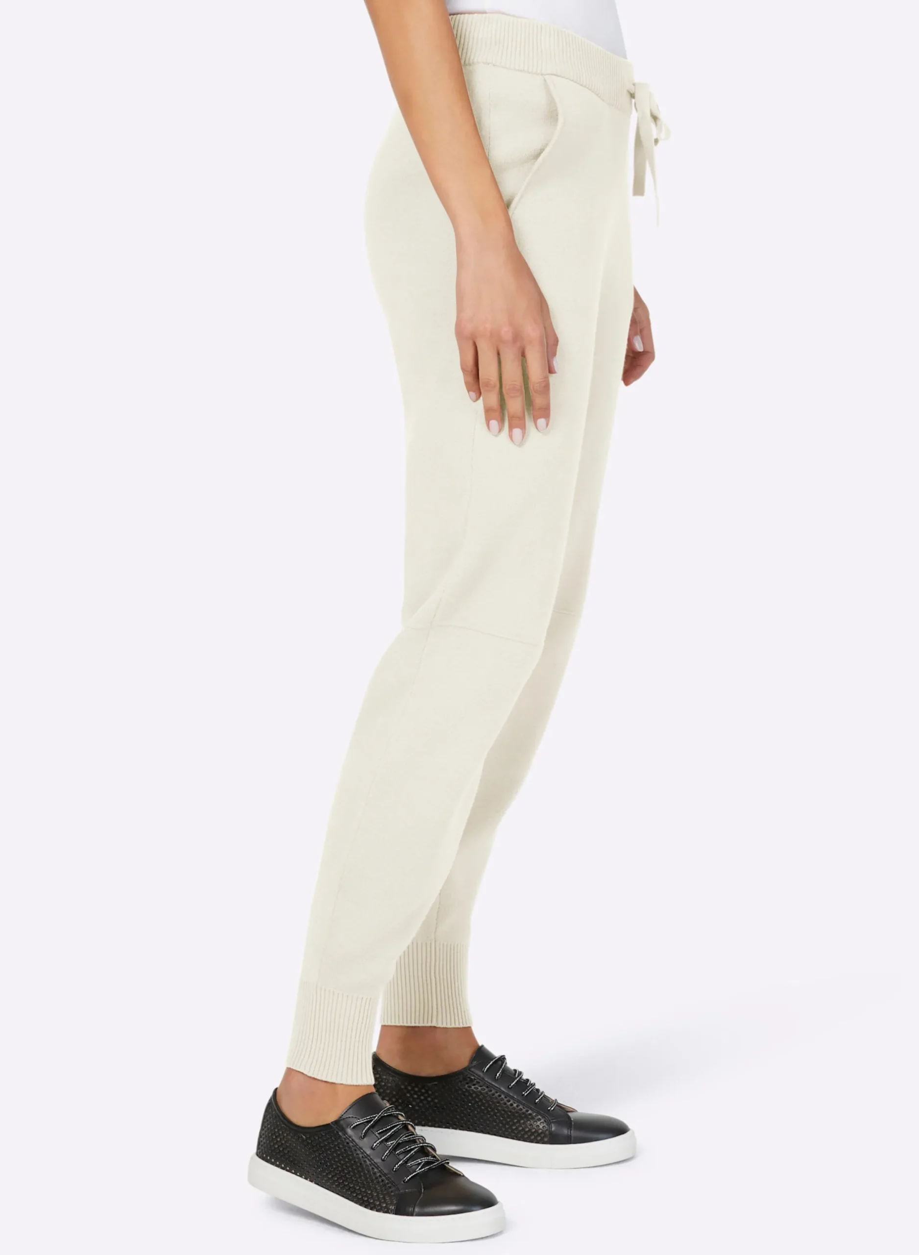 Hosen|heine Strickhose ecru