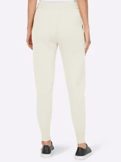 Hosen|heine Strickhose ecru