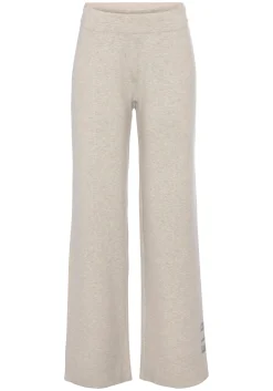 Strandmode|Elbsand Strickhose hellgrau