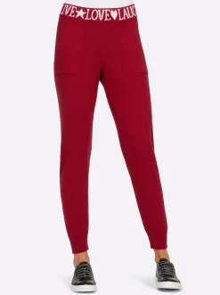 Hosen|heine Strickhose rot