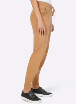 Hosen|heine Strickhose camel