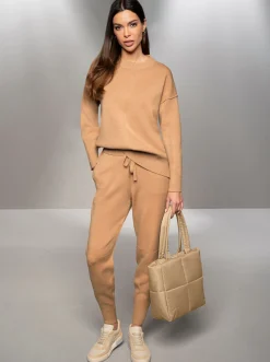 Hosen|heine Strickhose camel