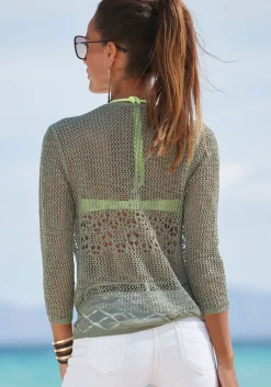 Strickjacken|s.Oliver Strickjacke khaki
