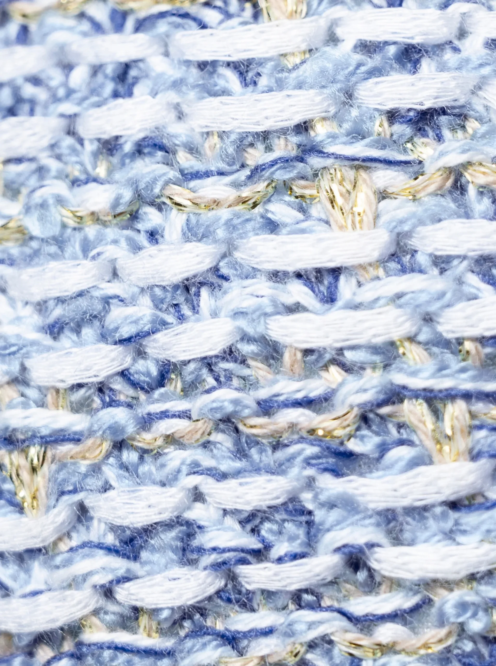 Strickjacken|heine Strickjacke himmelblau-ecru-meliert