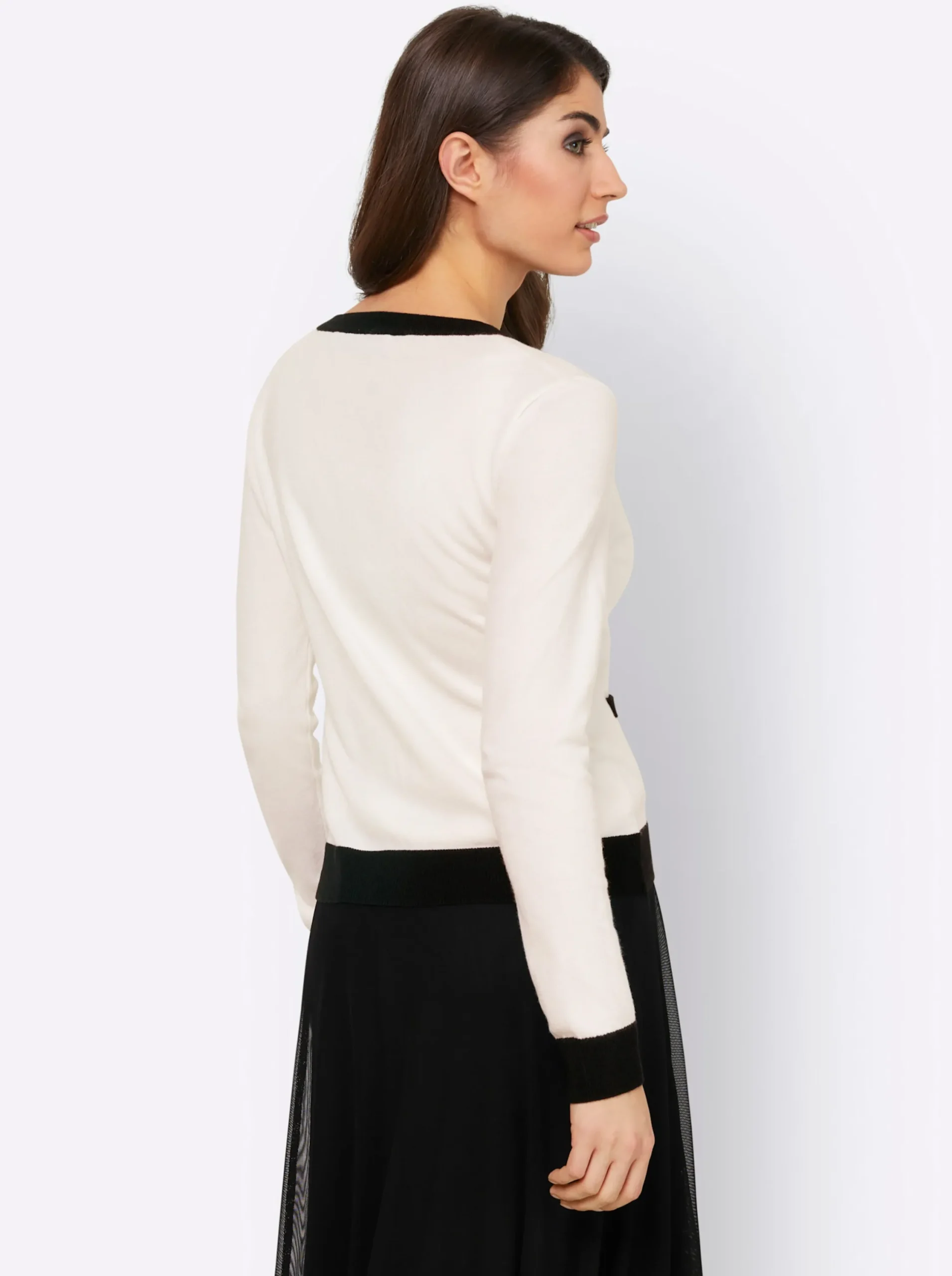 Strickjacken|heine Strickjacke ecru