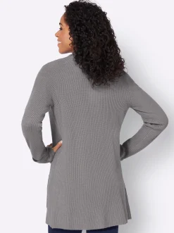 Strickjacken| Strickjacke steingrau