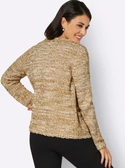 Strickjacken| Strickjacke champagner