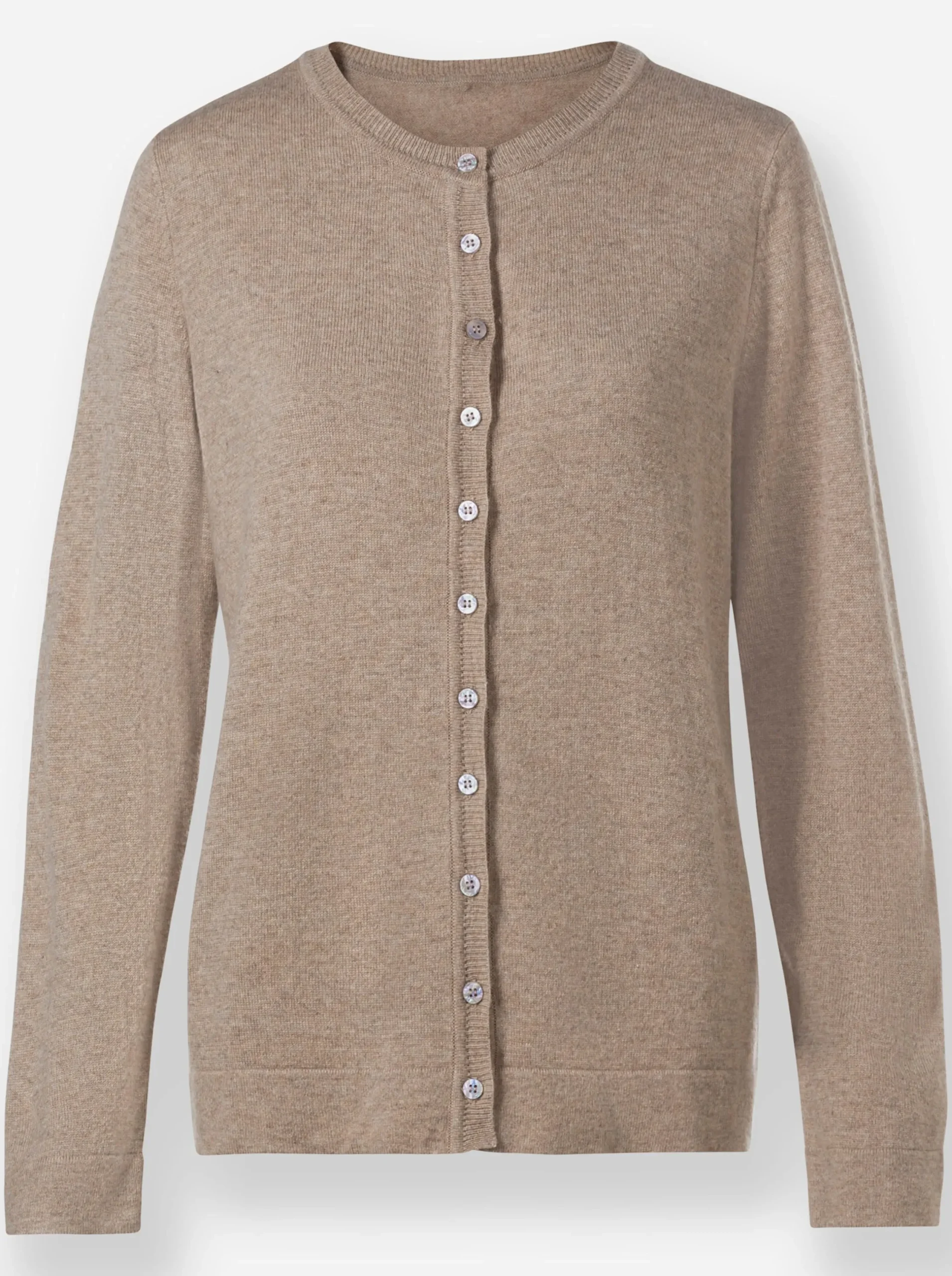 Strickjacken| Strickjacke sesam-meliert