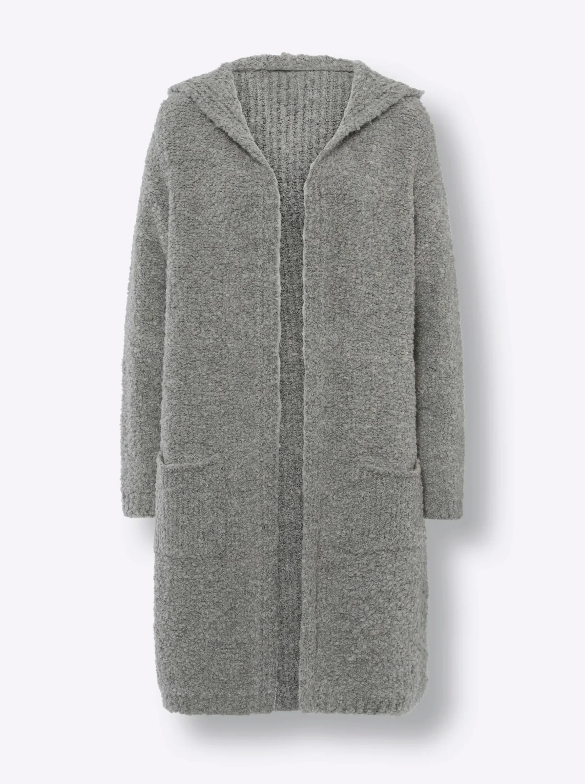 Strickjacken|heine Strickjacke steingrau-meliert