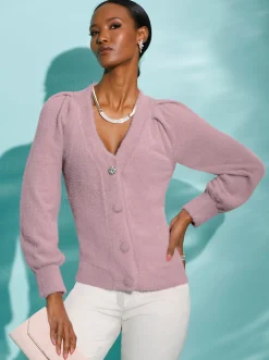 Strickjacken| Strickjacke mauve