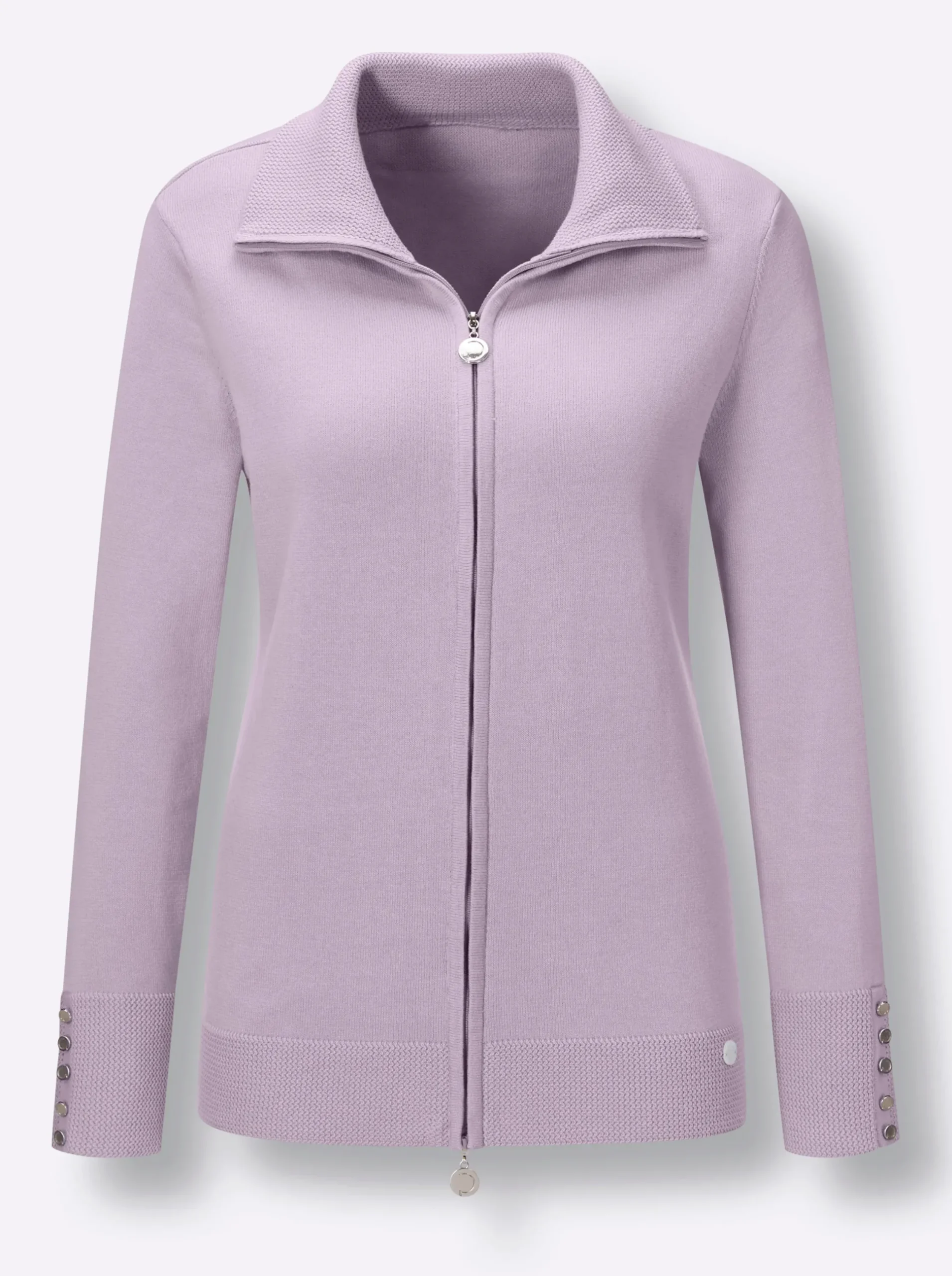 Strickjacken|CREATION L PREMIUM Strickjacke flieder
