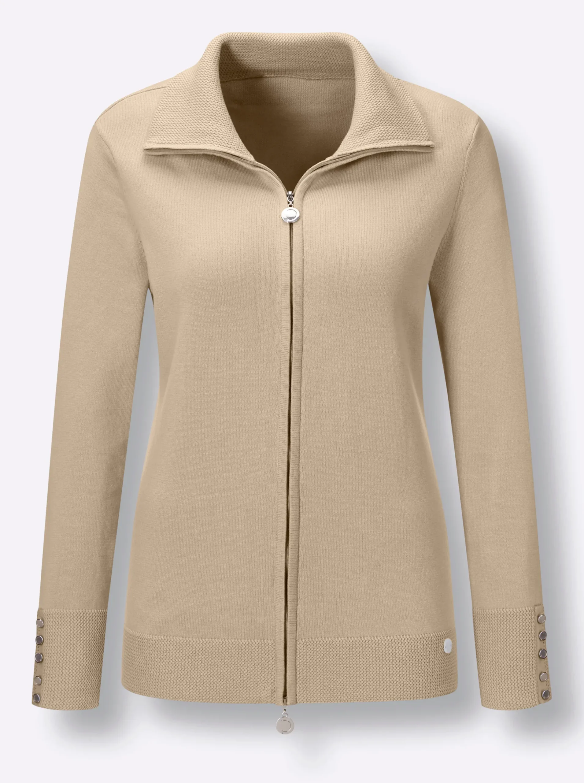 Strickjacken|CREATION L PREMIUM Strickjacke beige