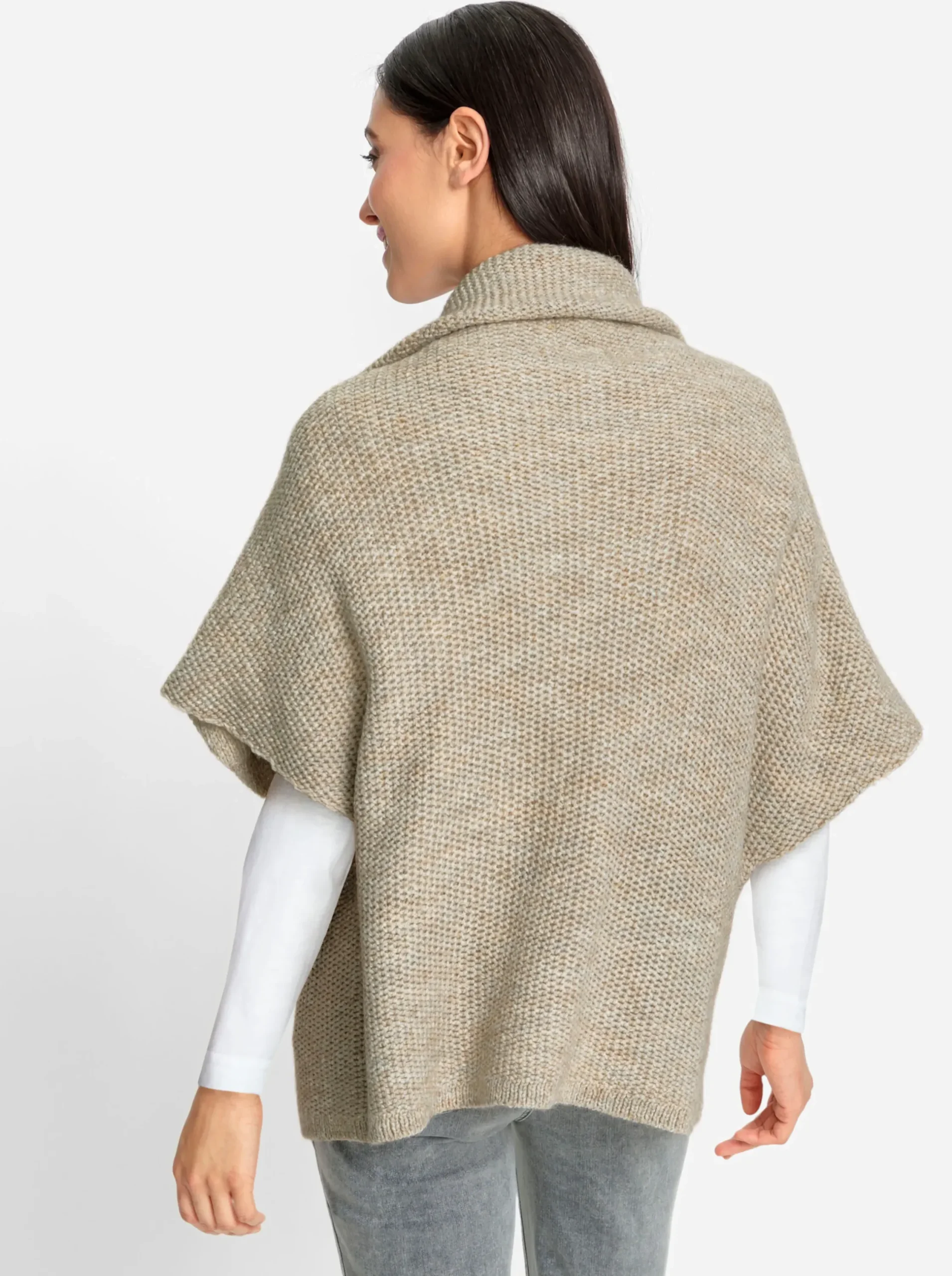 Strickjacken|heine Strickjacke champagner-beige-meliert