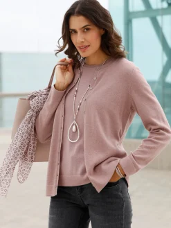 Strickjacken| Strickjacke mauve