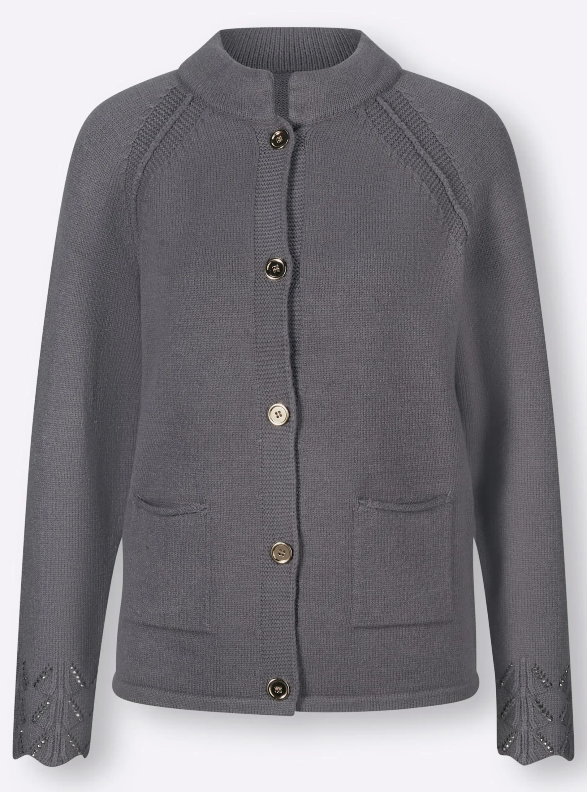 Strickjacken| Strickjacke anthrazit