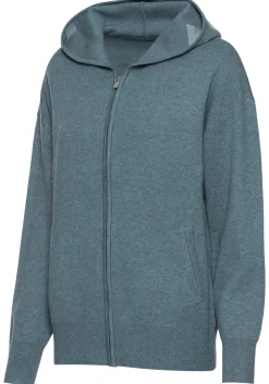 Strickjacken|Elbsand Strickjacke petrol
