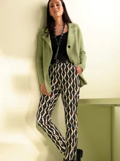 Strickjacken|heine Strickjacke mit Fledermausärmeln schilf