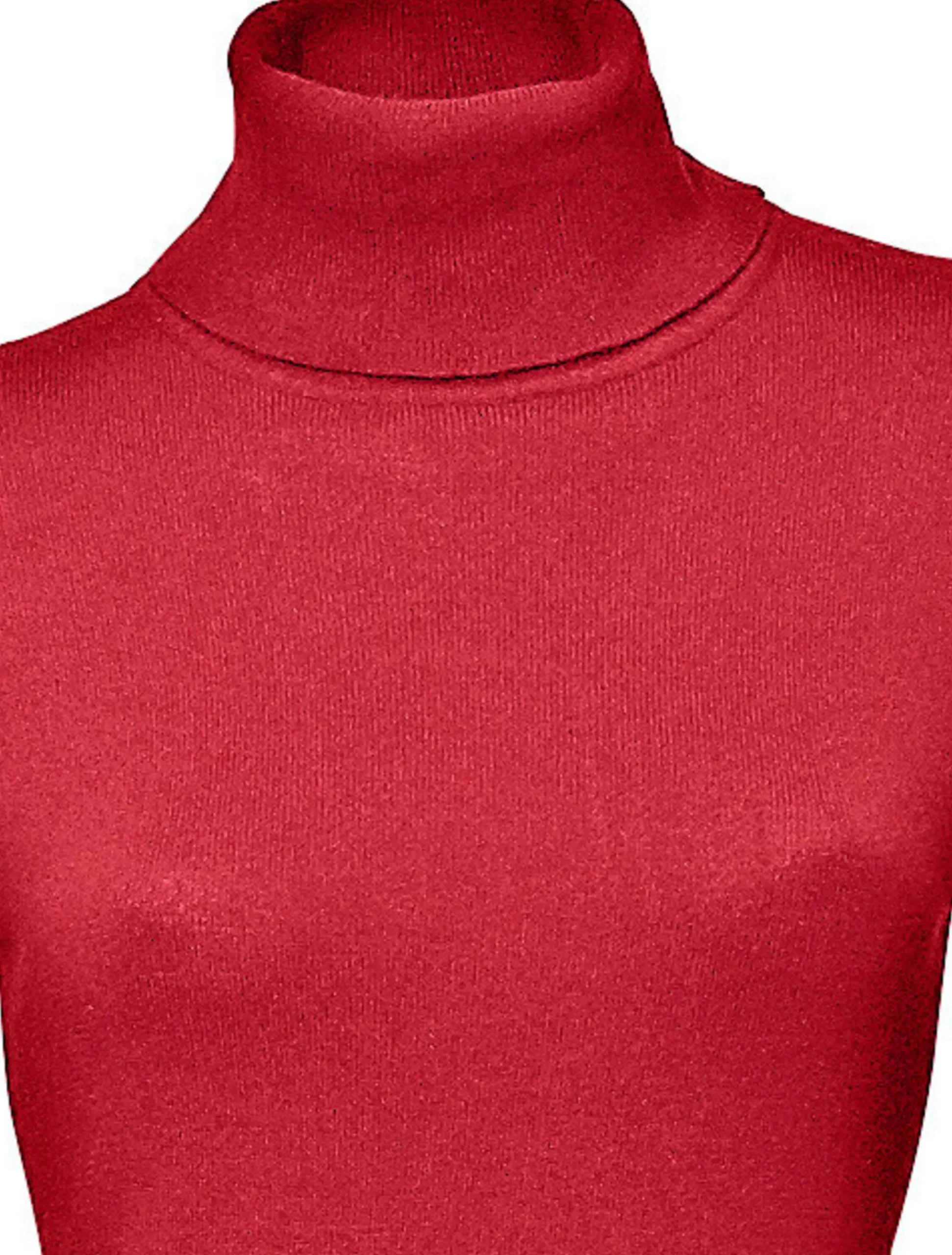 Kleider|heine Strickkleid rot