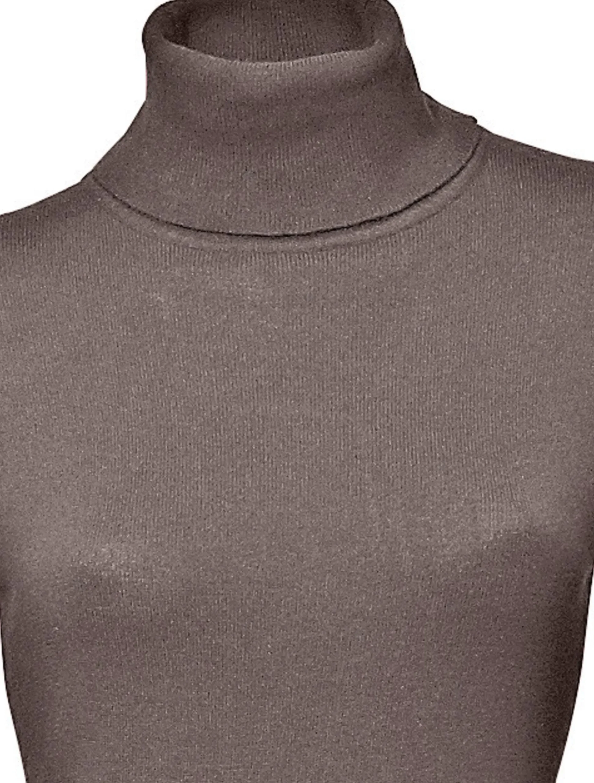 Kleider|heine Strickkleid taupe