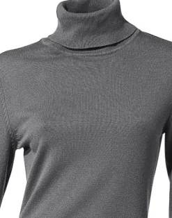Kleider|heine Strickkleid grau-melange