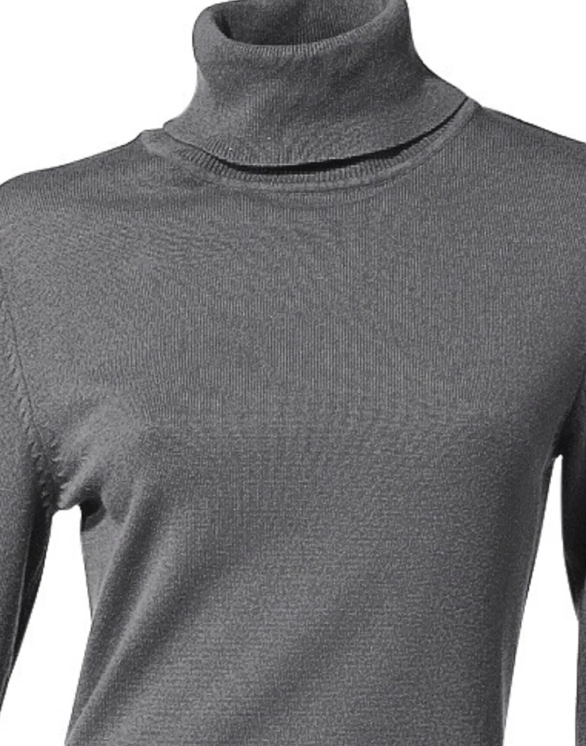 Kleider|heine Strickkleid grau-melange