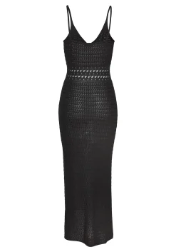 Kleider|Vivance Strickkleid schwarz
