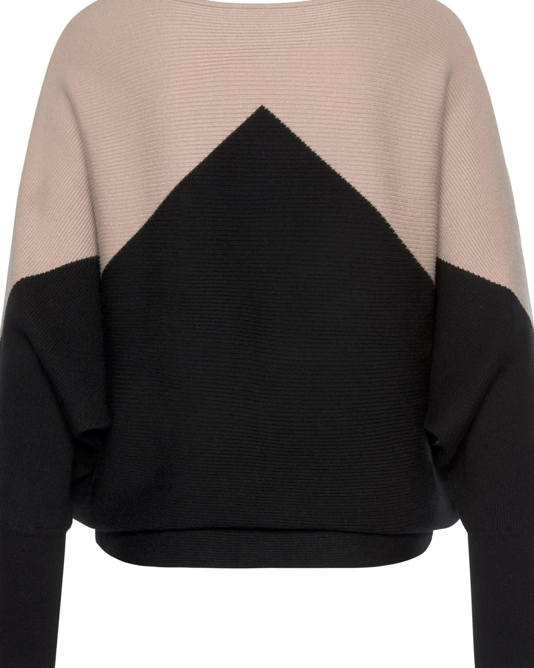 Strandmode|Pullover|LASCANA Strickpullover sand-schwarz