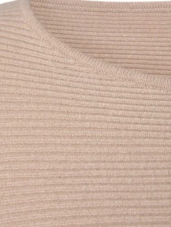Strandmode|Pullover|LASCANA Strickpullover sand-schwarz