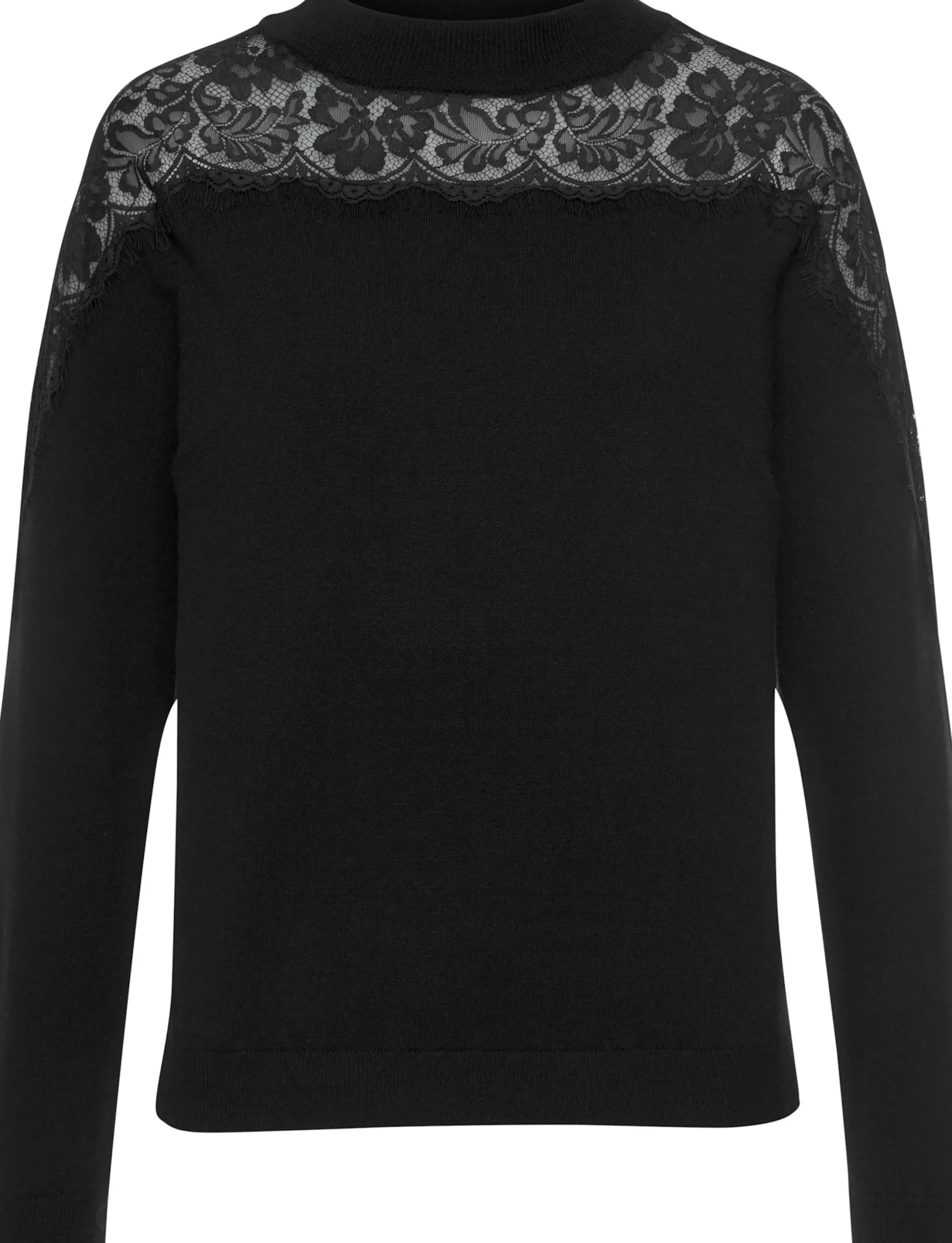 Strandmode|LASCANA Strickpullover schwarz
