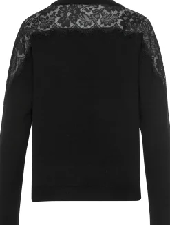 Strandmode|LASCANA Strickpullover schwarz