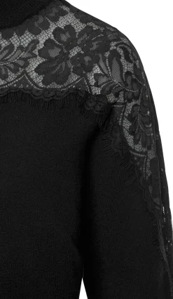 Strandmode|LASCANA Strickpullover schwarz