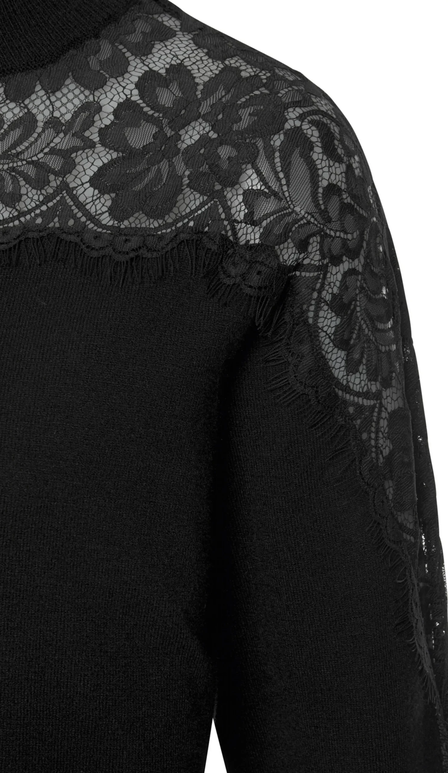 Strandmode|LASCANA Strickpullover schwarz