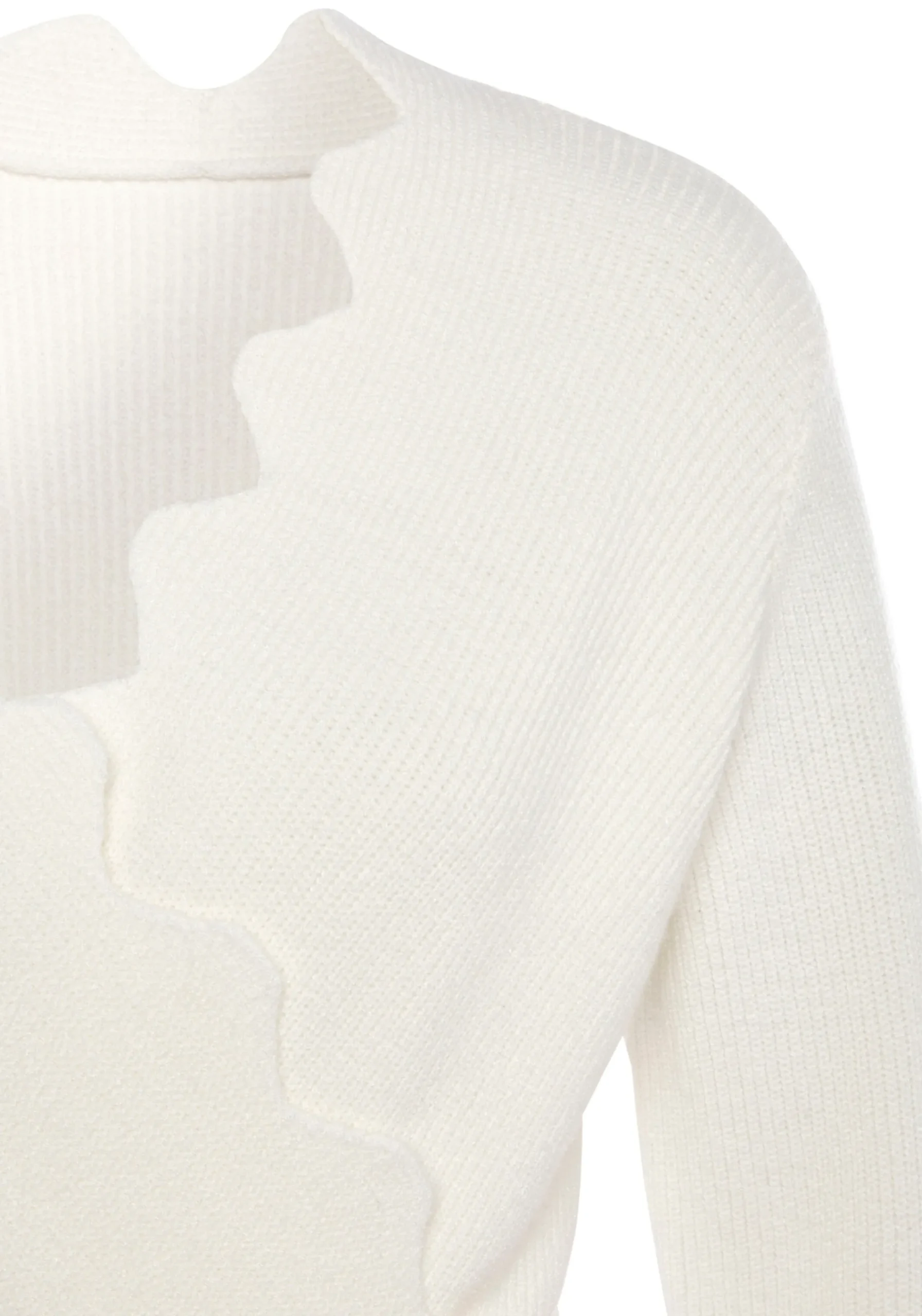 Pullover|LASCANA Strickpullover weiß
