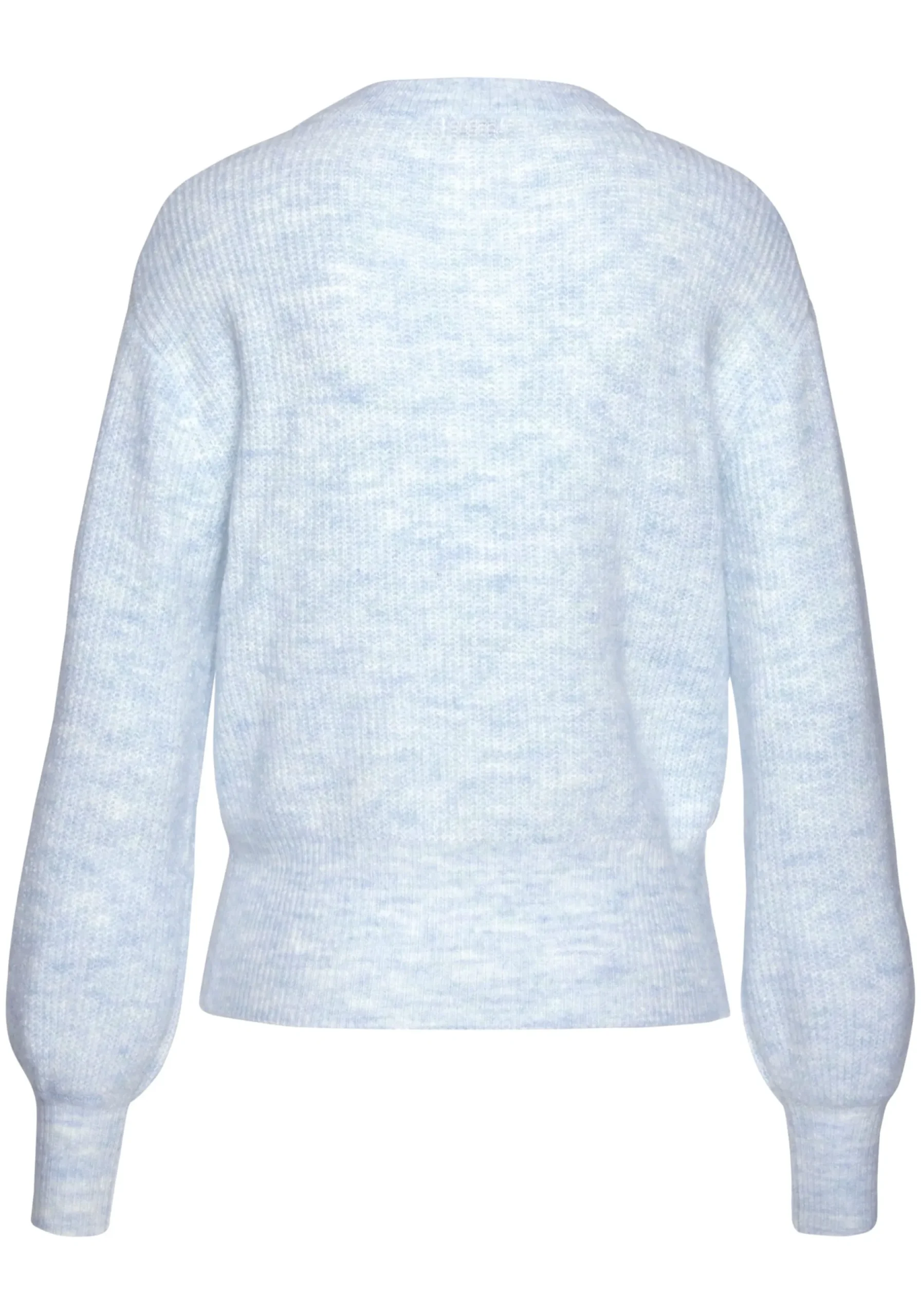 Pullover|LASCANA Strickpullover hellblaumeliert