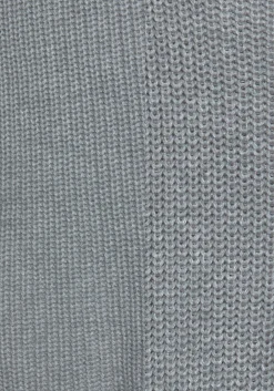 Pullover|LASCANA Strickpullover hellgrau-meliert