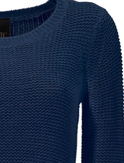 Pullover|heine Strickpullover in asymmetrischer Form blau
