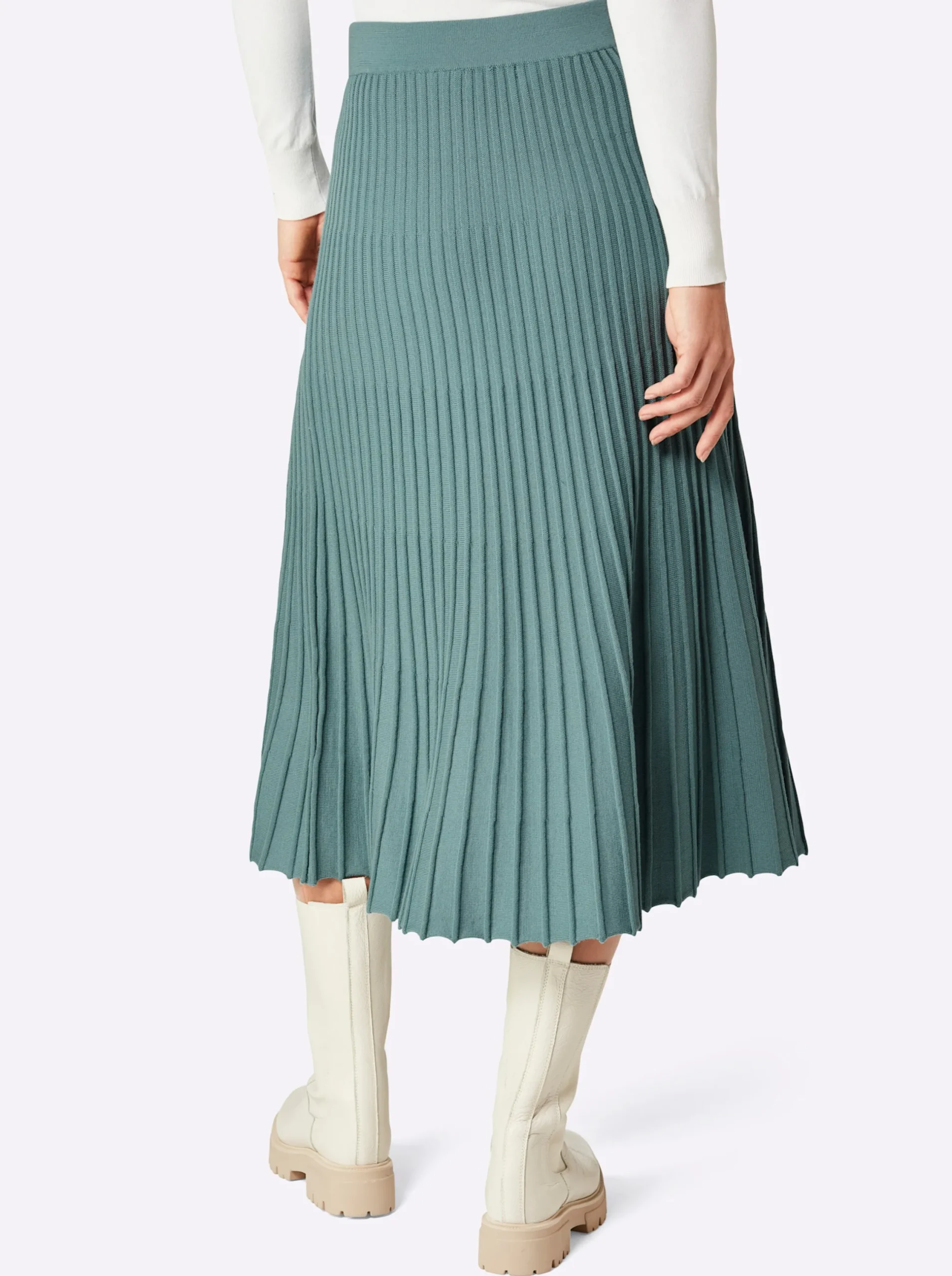 Röcke|CREATION L PREMIUM Strickrock jade
