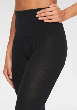 Strümpfe & Socken|Strandmode|Lavana Strickstrumpfhose schwarz