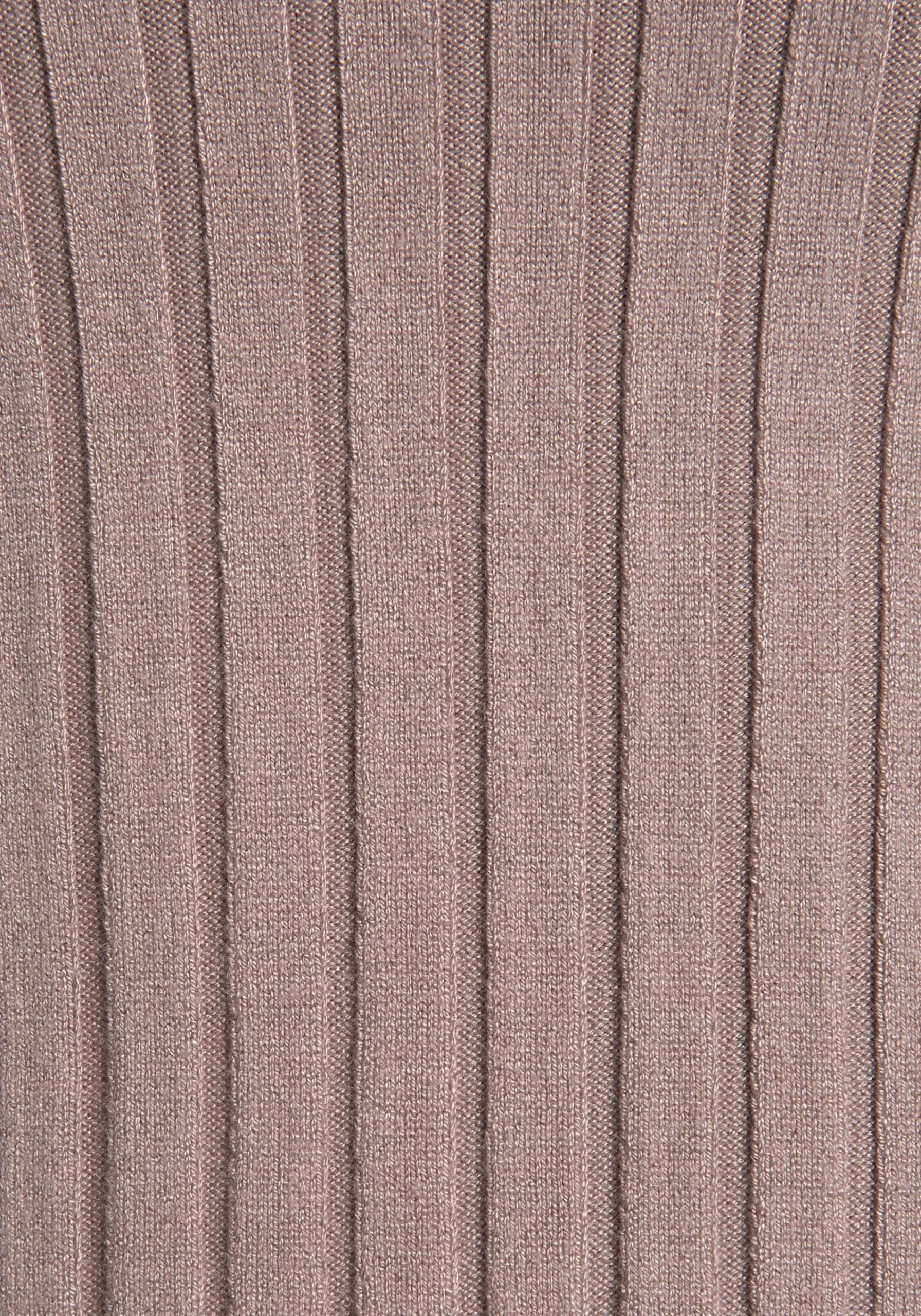 Strandmode|Shirts|LASCANA Stricktop taupe