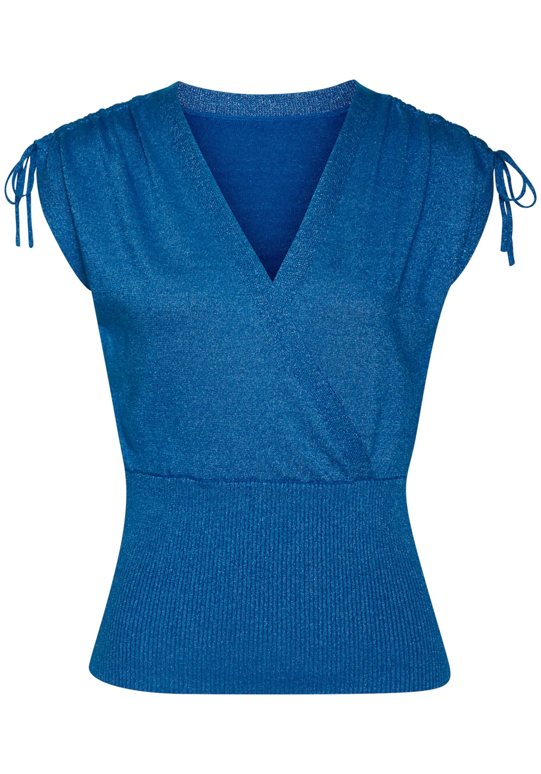 Strandmode|Shirts|LASCANA Stricktop blau