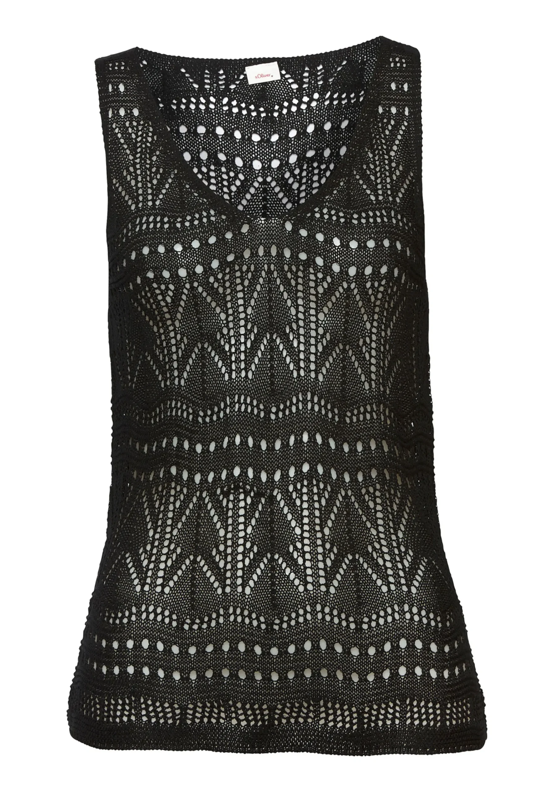 Strandmode|s.Oliver Stricktop schwarz