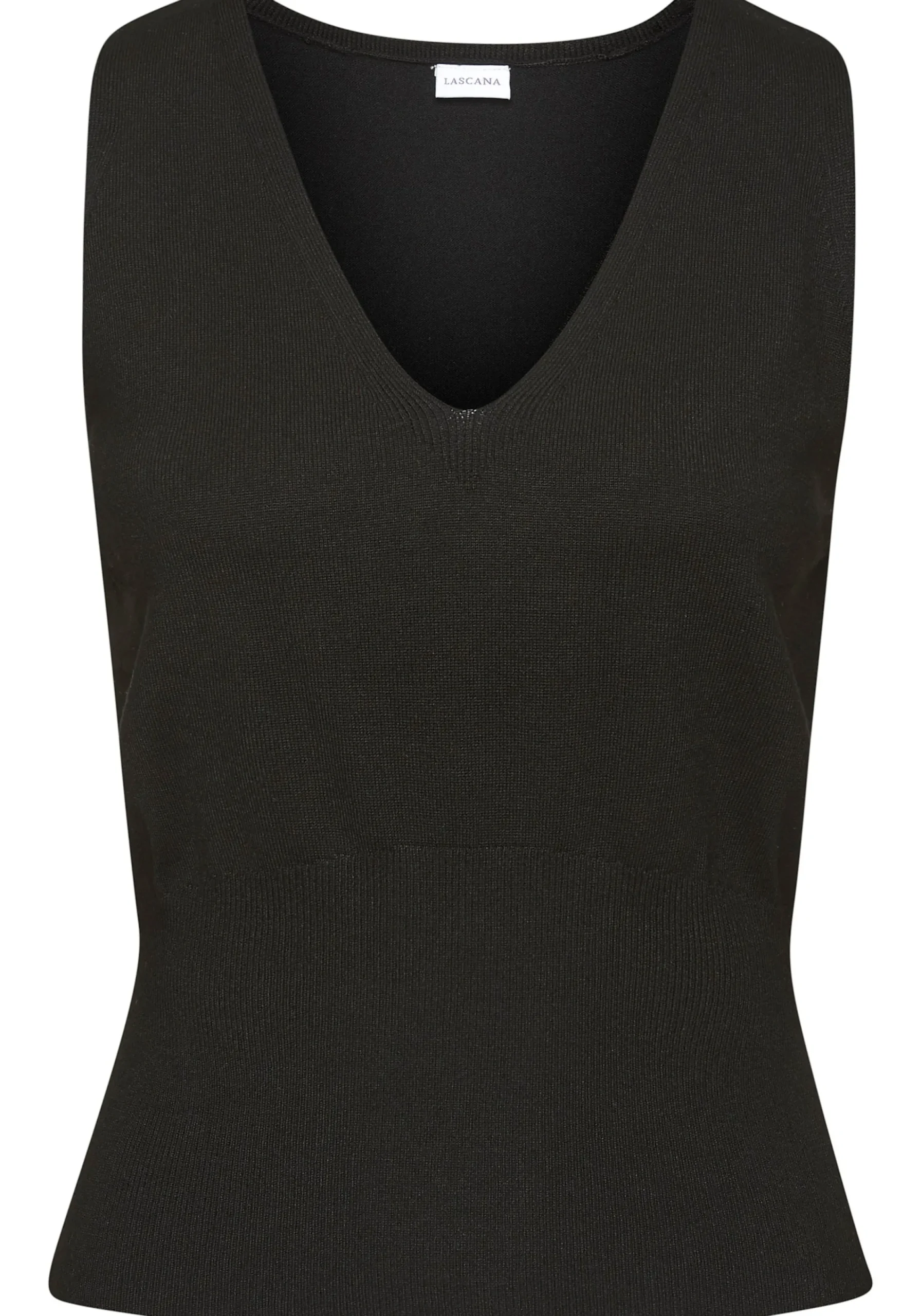 Strandmode|LASCANA Stricktop schwarz