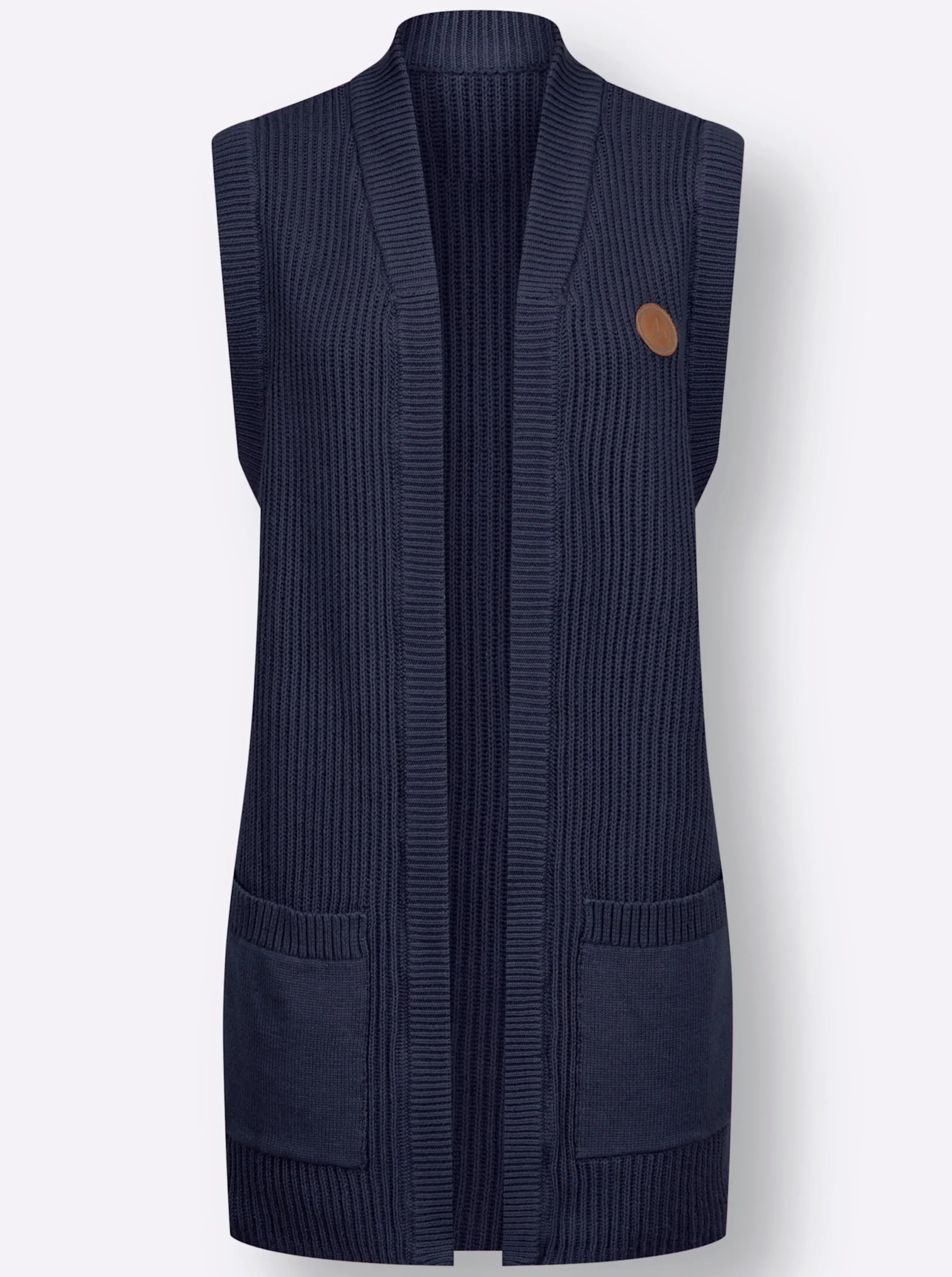 Jacken| Strickweste marine