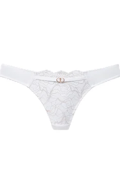 Unterhosen|LASCANA String weiß-bronzefarben