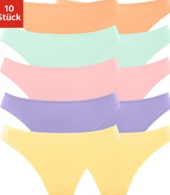 Unterhosen|petite fleur String orange,grün,rosa,lila,gelb